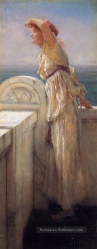 Espoir romantique Sir Lawrence Alma Tadema Peinture à l'huile
